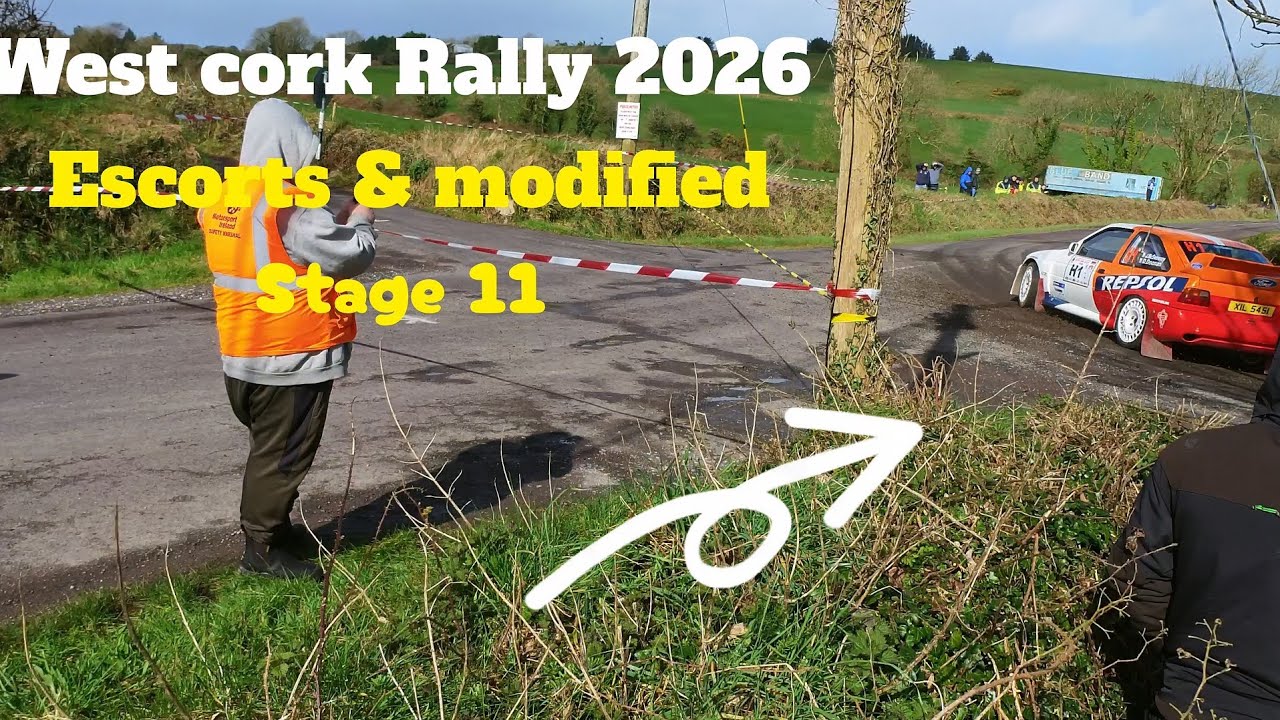 West  Cork  Rally  2026 mk2 & modified  stage 11/ inc crash and over shooting 