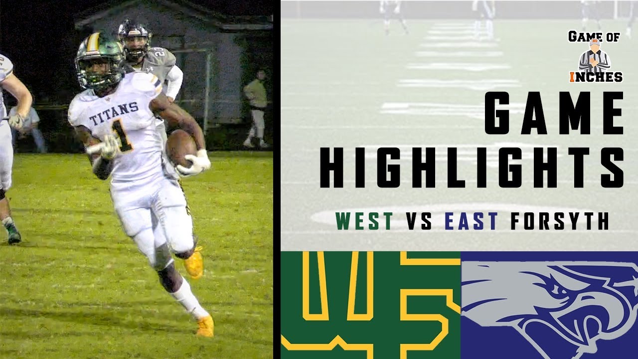 West Forsyth vs East Forsyth Week 8 Highlights | Triad HS FB