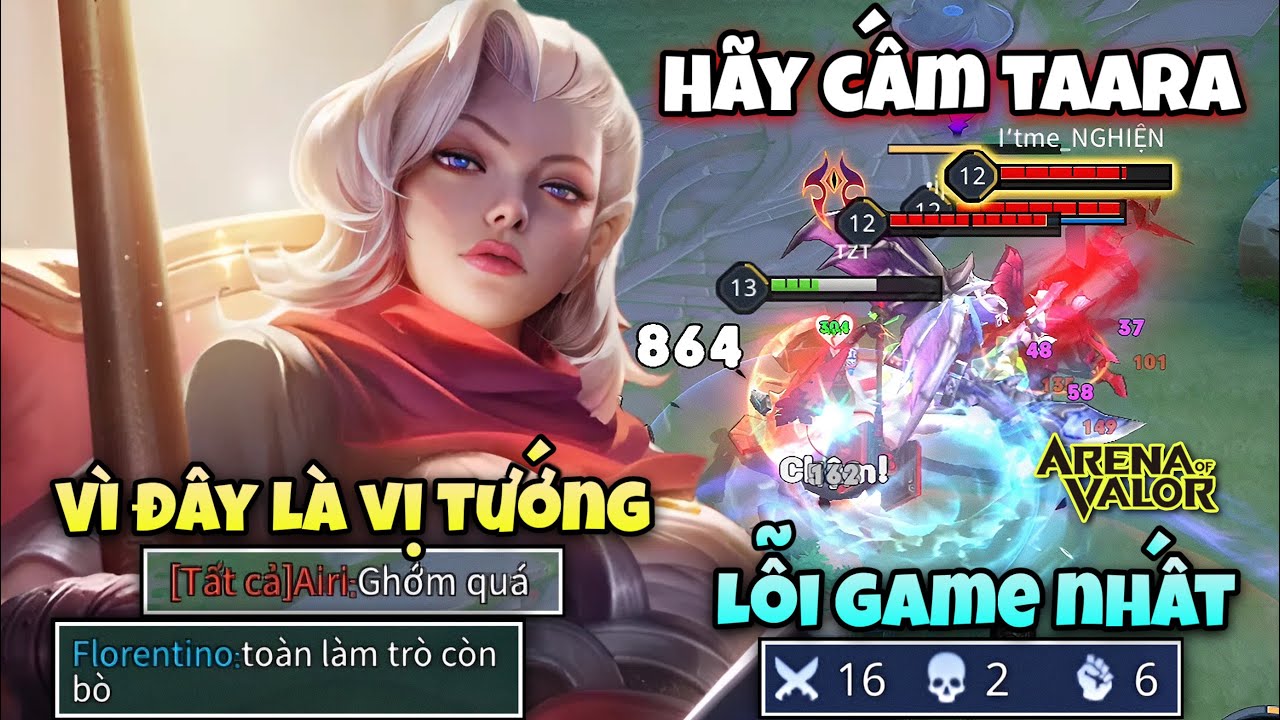 Hãy Cấm Taara Ngay Vì Đây Chính Là Vị Tướng Lỗi Game Nhất Hiện Tại Với Khả Năng Hồi Máu Quá Ảo !!!