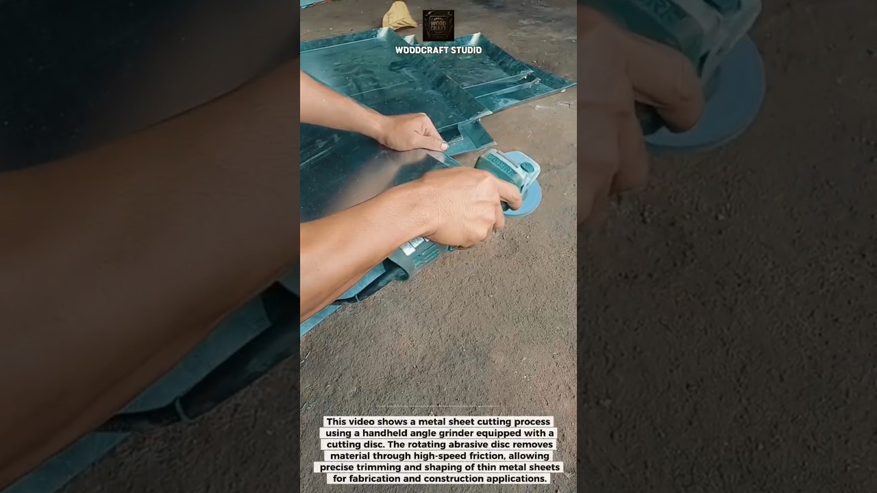 Cutting Sheet Metal with an Angle Grinder Fast & Precise DIY Method 