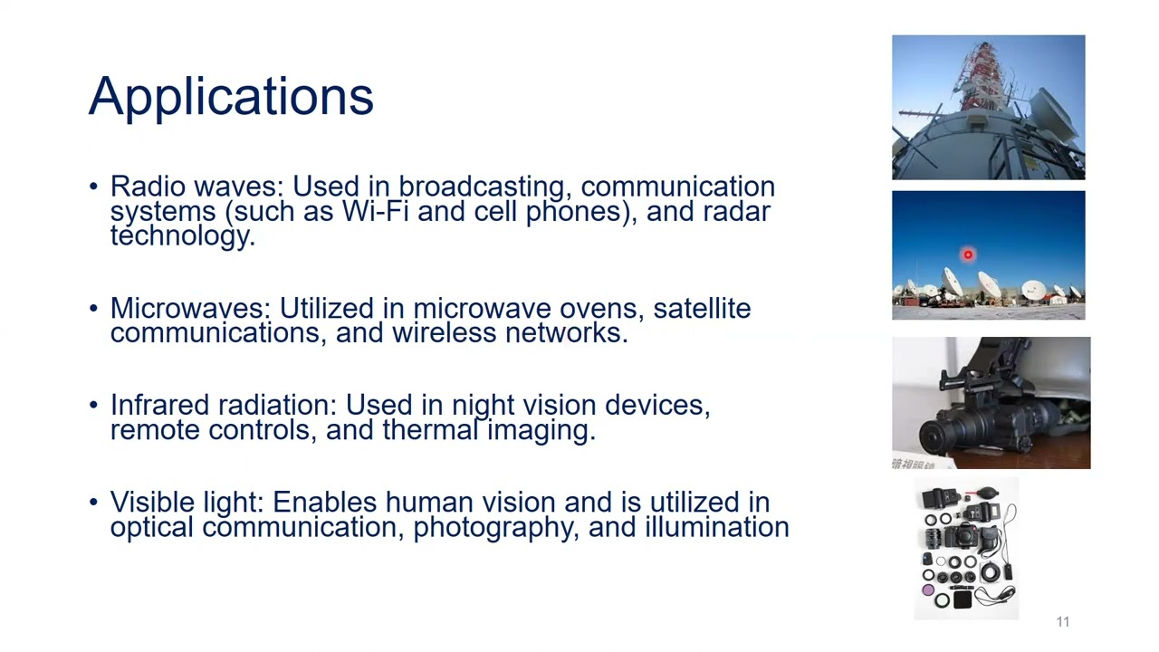 7 - Electromagnetic waves applications