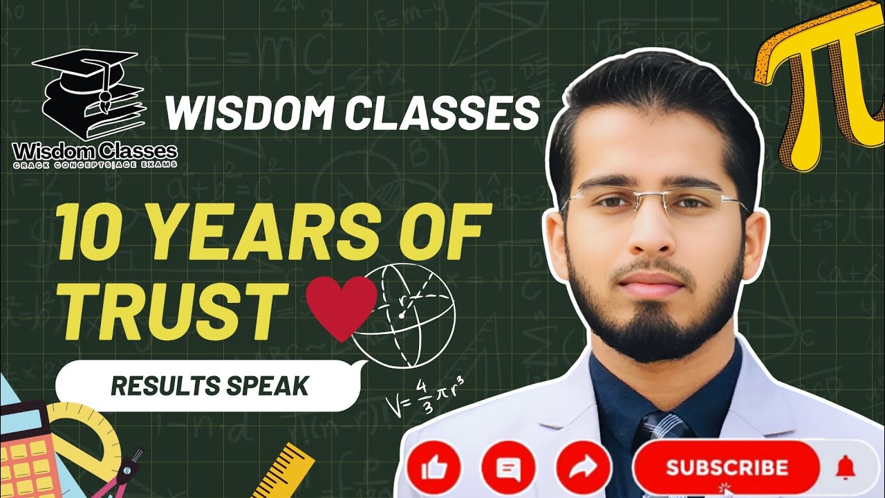 Welcome to Wisdom Classes | 10+ Years of Results | Class 9 & 10 #education #trending 