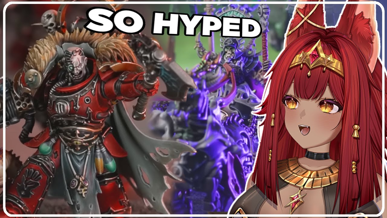 Warhammer 40k New Year Preview &ndash; Red Corsairs Revealed + Iron Warriors Teased | VTuber Reacts