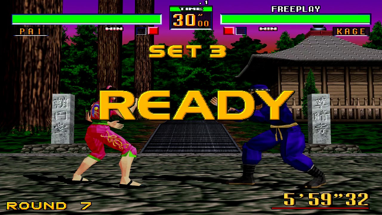 Virtua Fighter 2 Pai Playthrough