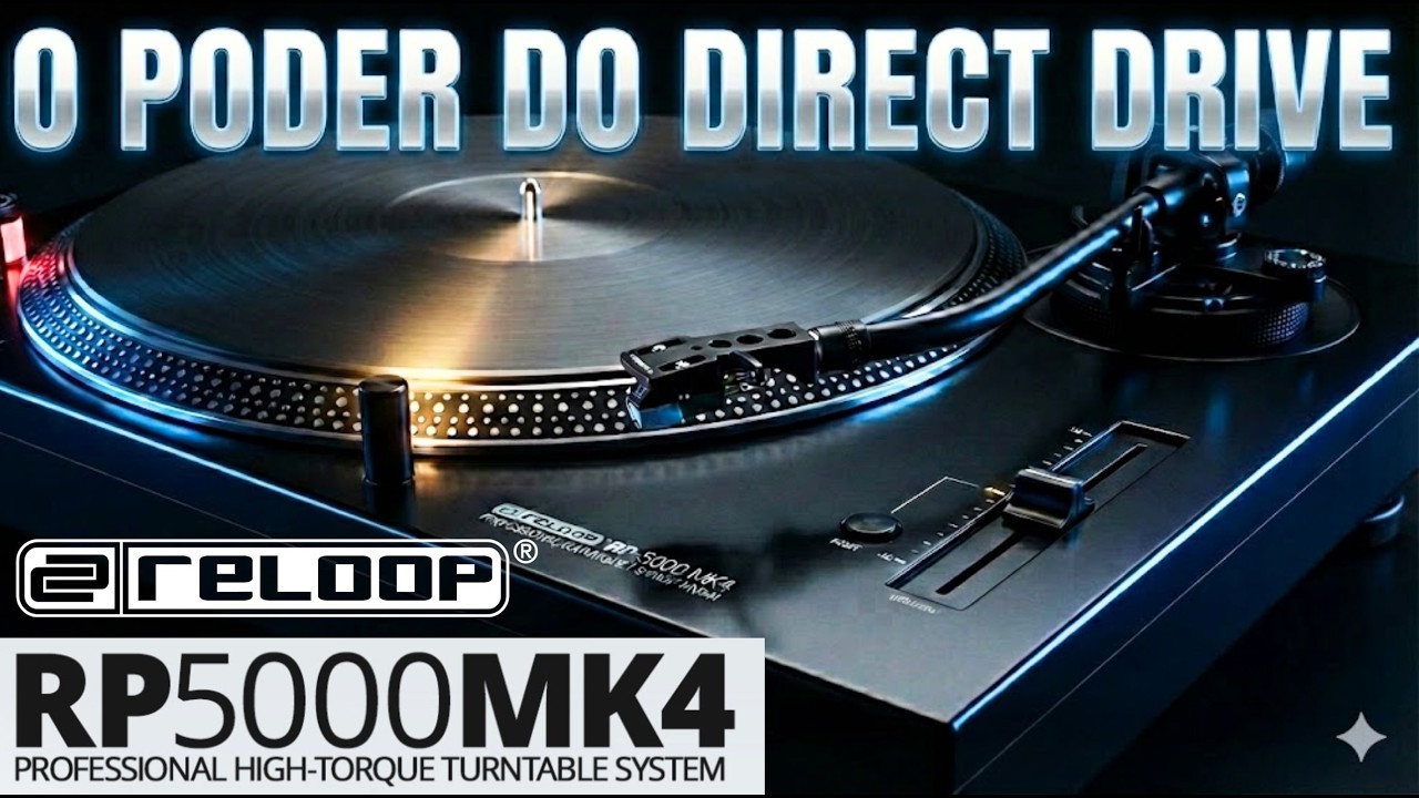Reloop RP-5000 MK4: O Novo Padrão de Torque para DJs Profissionais