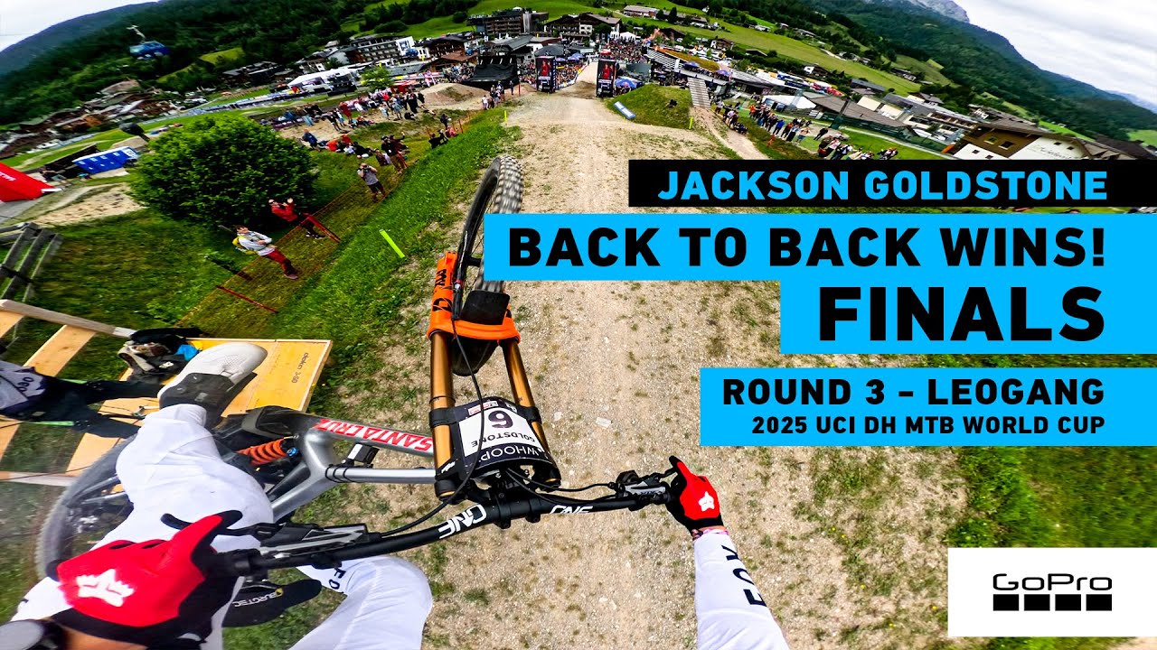 GoPro: BACK TO BACK WINS for Jackson Goldstone - Leogang - '25 UCI DH MTB Wold Cup