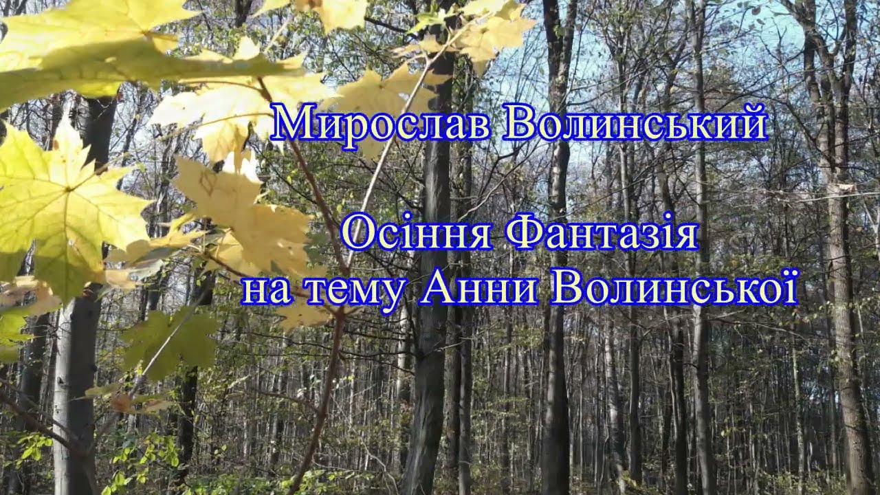 Мирослав Волинський Осіння фантазія  Myroslav Volynskyi  Autumn Fantasy