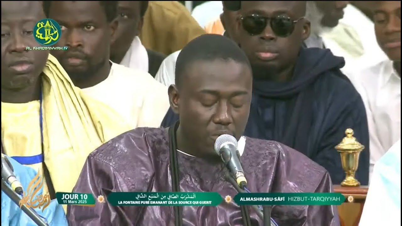 Prestation Qacaid du Kurel Al Mashrabu'&ccedil; &ccedil;&acirc;f&icirc; de Hizbut Tarqiyyah Mbacke - 10em Jour Ramadan 1446H
