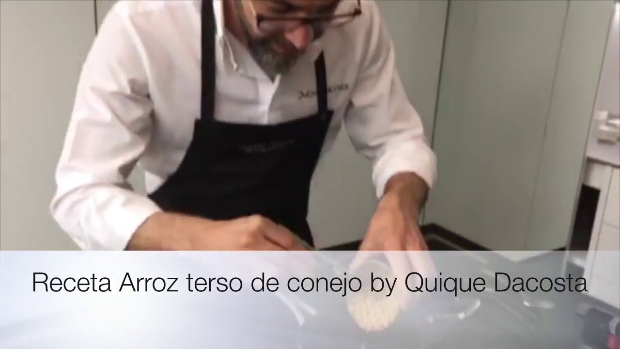 Receta Quique Dacosta