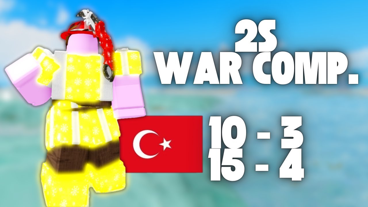 2S WAR COMPİLATİON [15 - 4] [10 - 3]  ROBLOX BOOGA BOOGA REBORN TÜRKÇE