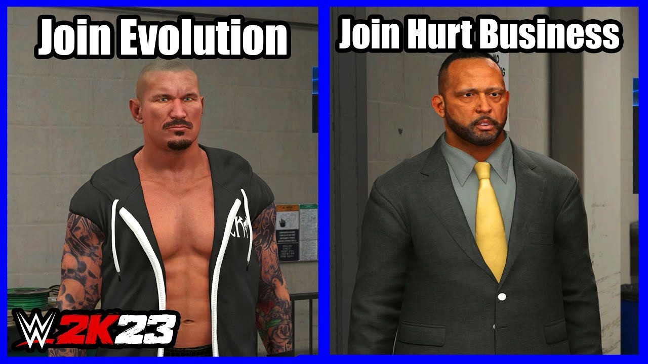 WWE 2K23: Join Evolution против Join The Hurt Business в режиме MyRise