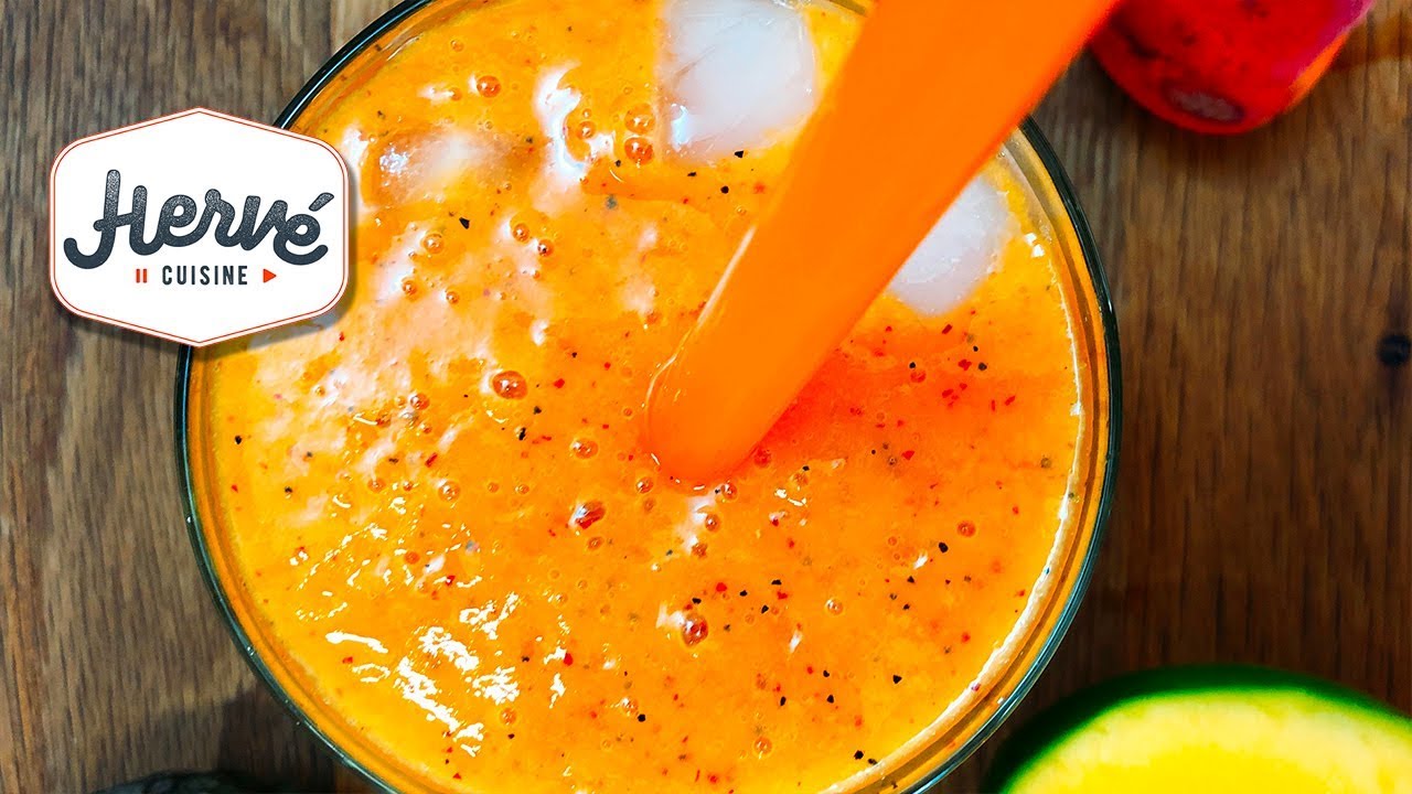 Recette SMOOTHIE D'été NIKEL pour le PETIT DEJ ! Un max de VITAMINES
