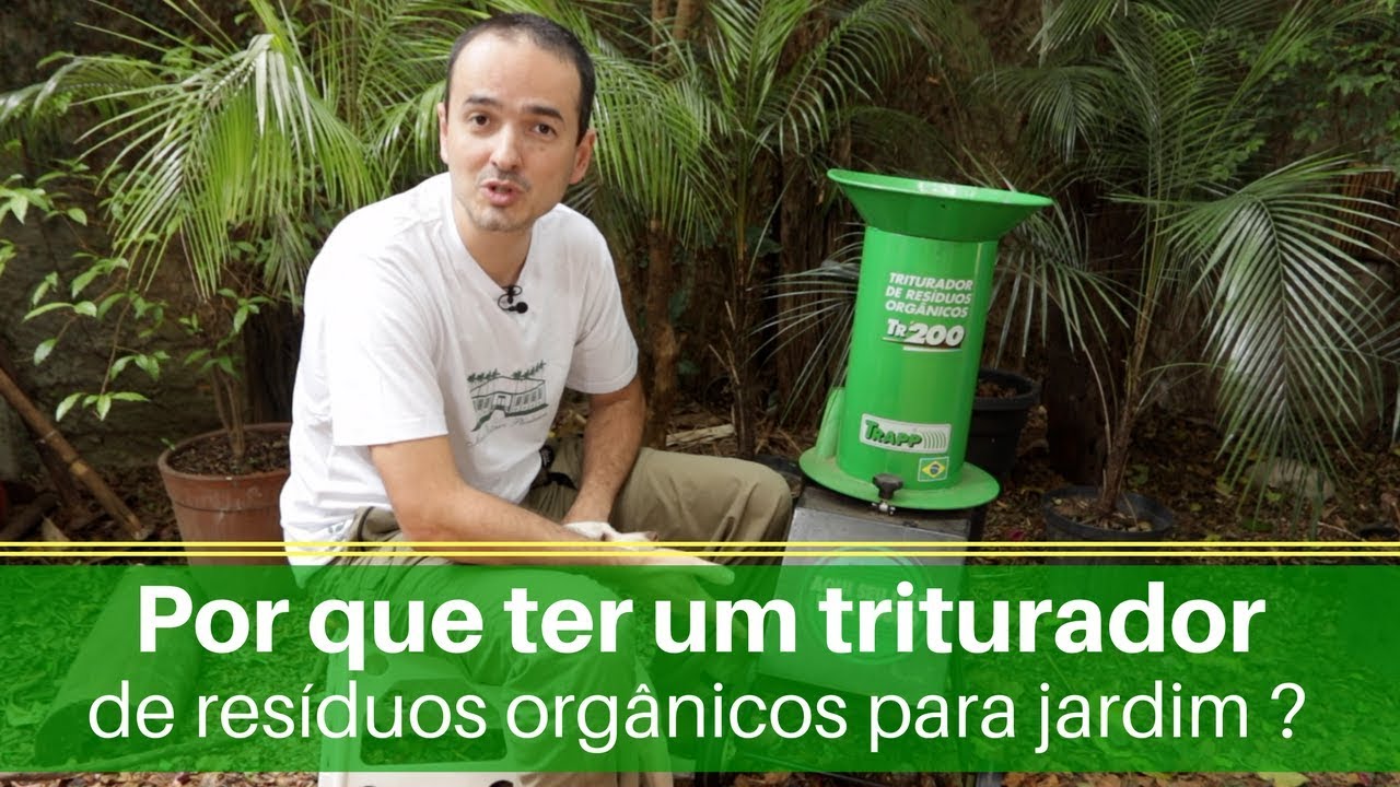 Por que ter um triturador de resíduos orgânicos ?