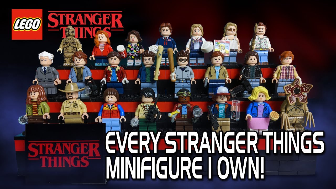 Все минифигурки LEGO Stranger Things, которые у меня есть!