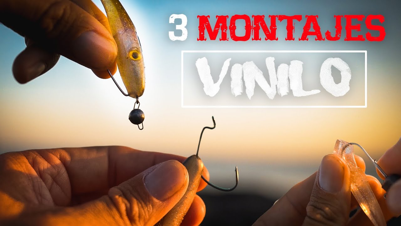 Mis 3 MEJORES montajes para PESCA con VINILO