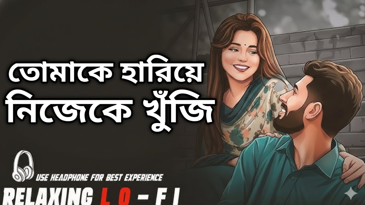 তোমাকে হারিয়ে নিজেকে খুঁজি 💔 Bangla Sad Lofi Song | Mind Relaxing Music | Slowed & Reverb Lofi