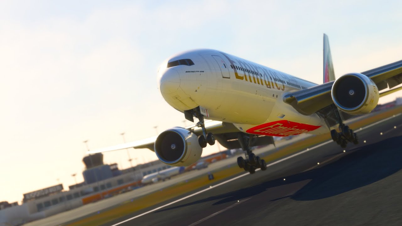EMIRATES BOEING 777 ARRIVAL AT FUNCHAL AIRPORT: A SPECTACULAR LANDING