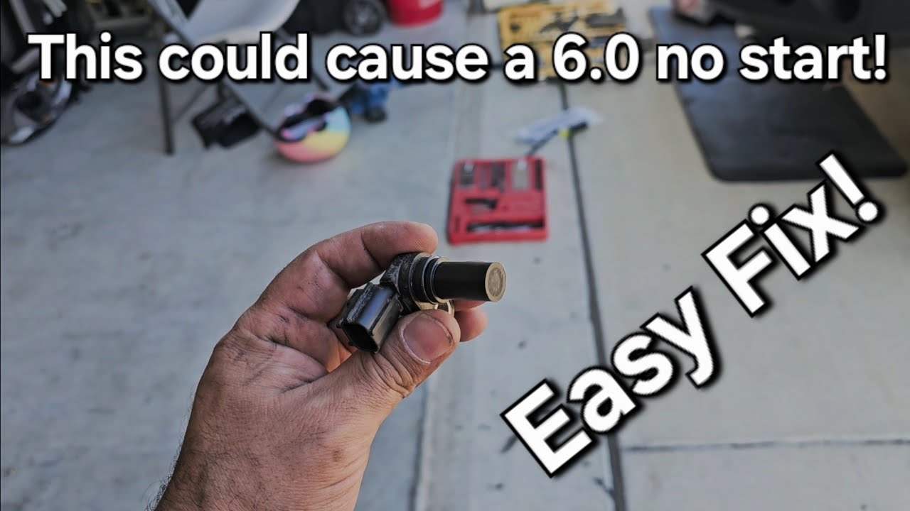 6.0 Powerstroke Crank Sensor Replacement made simple!