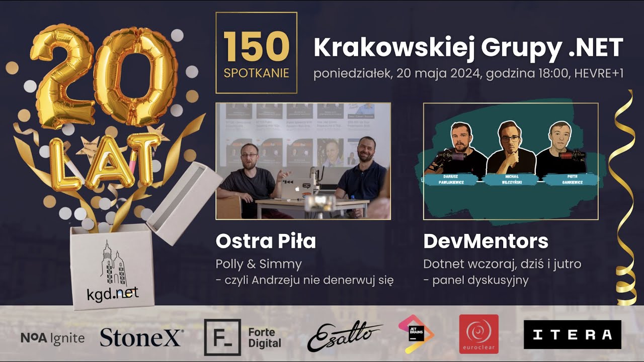 🎉 KGD .NET - 150 - Jubileusz 🎉