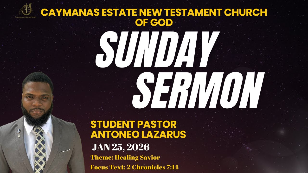 The Word|| January 25, 2026|| The Healing Saviour|| Min. Antoneo Lazarus