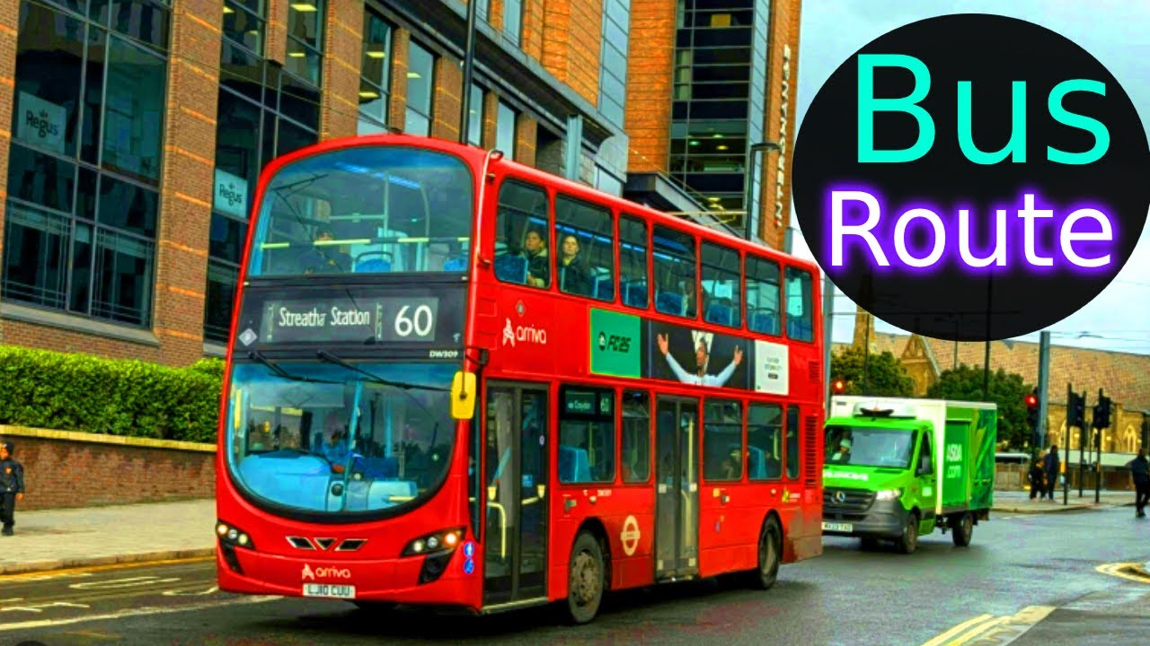 London Bus Route Upper Deck POV 60 🚍  Double-Decker Bus | London City Walk