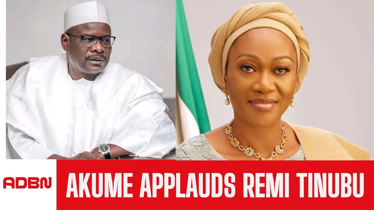Sen. George Akume applauds First Lady Remi Tinubu for her significant contribution.