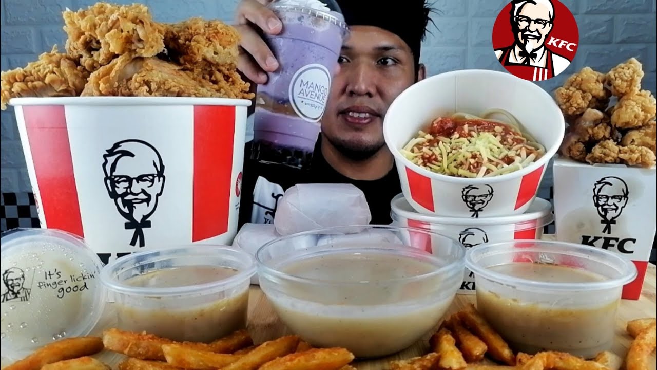 KFC OVERLOAD | UNLI GRAVY MUKBANG | MUKBANG PHILIPPINES | MUKBANG ASMR | W/ @bobbyrocky642
