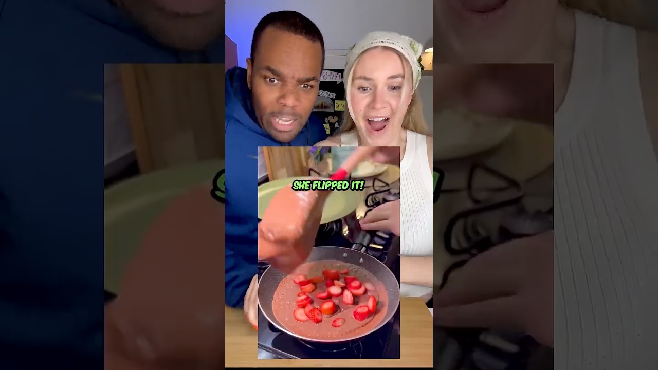 Viral CHOCOLATE PANCAKE Hack?! 🥞🤯🍫 #shorts #pancake