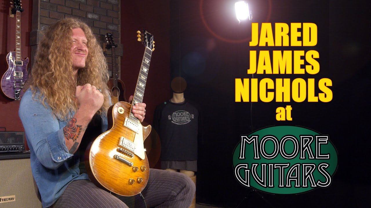 Jared James Nichols visits our HQ - Moore Music in Evansville, IN!