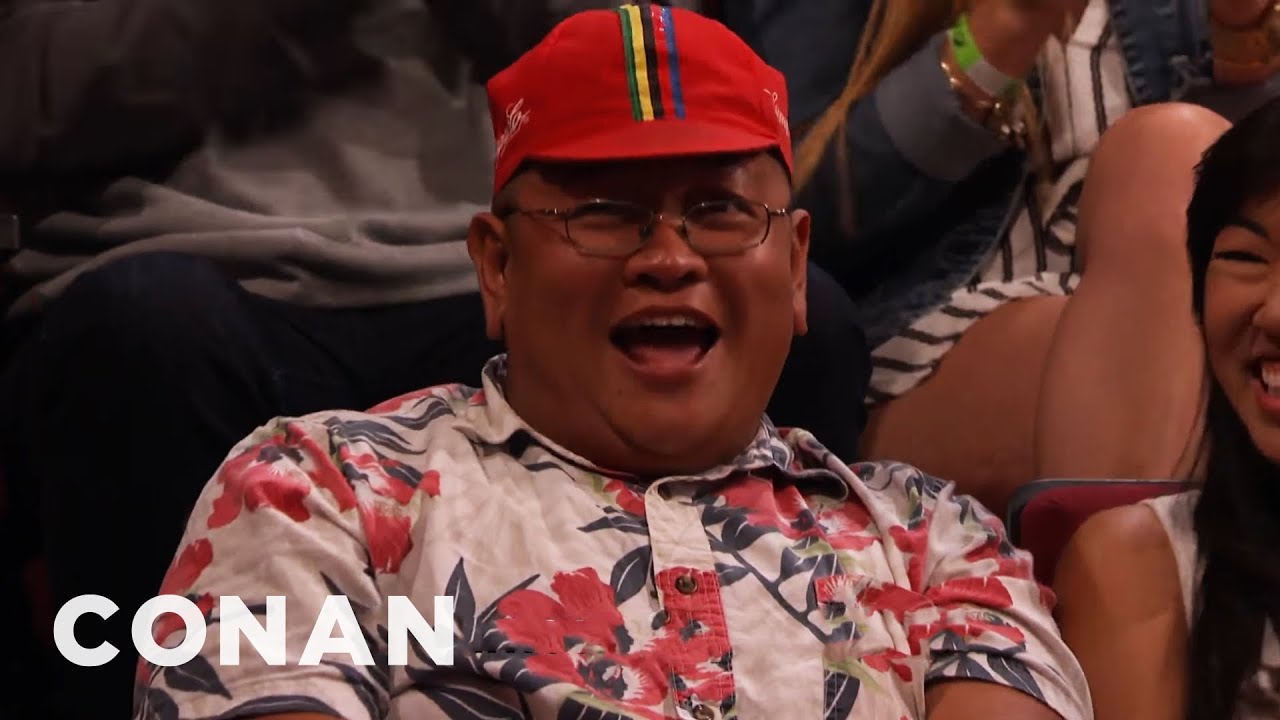 Audience Member Theme Song: Samoan Steve Urkel Edition | CONAN on TBS