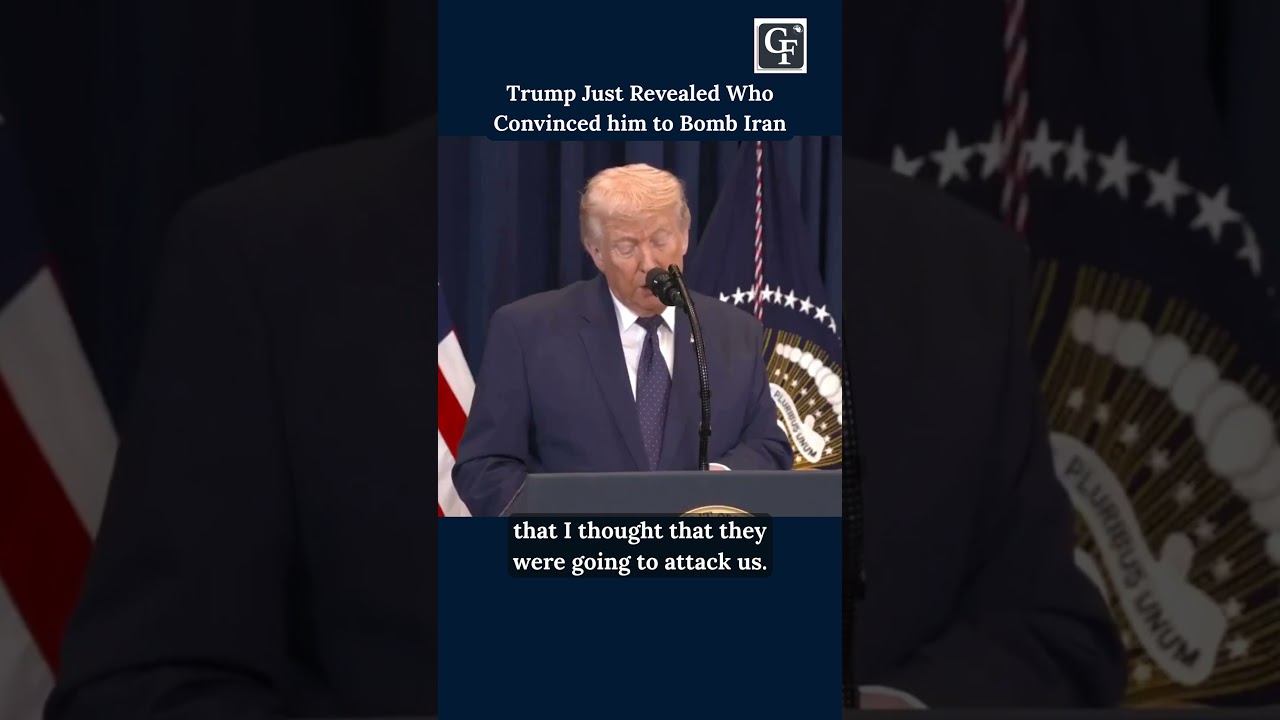 Trump Reveals 3 People Who Told Him to Bomb Iran