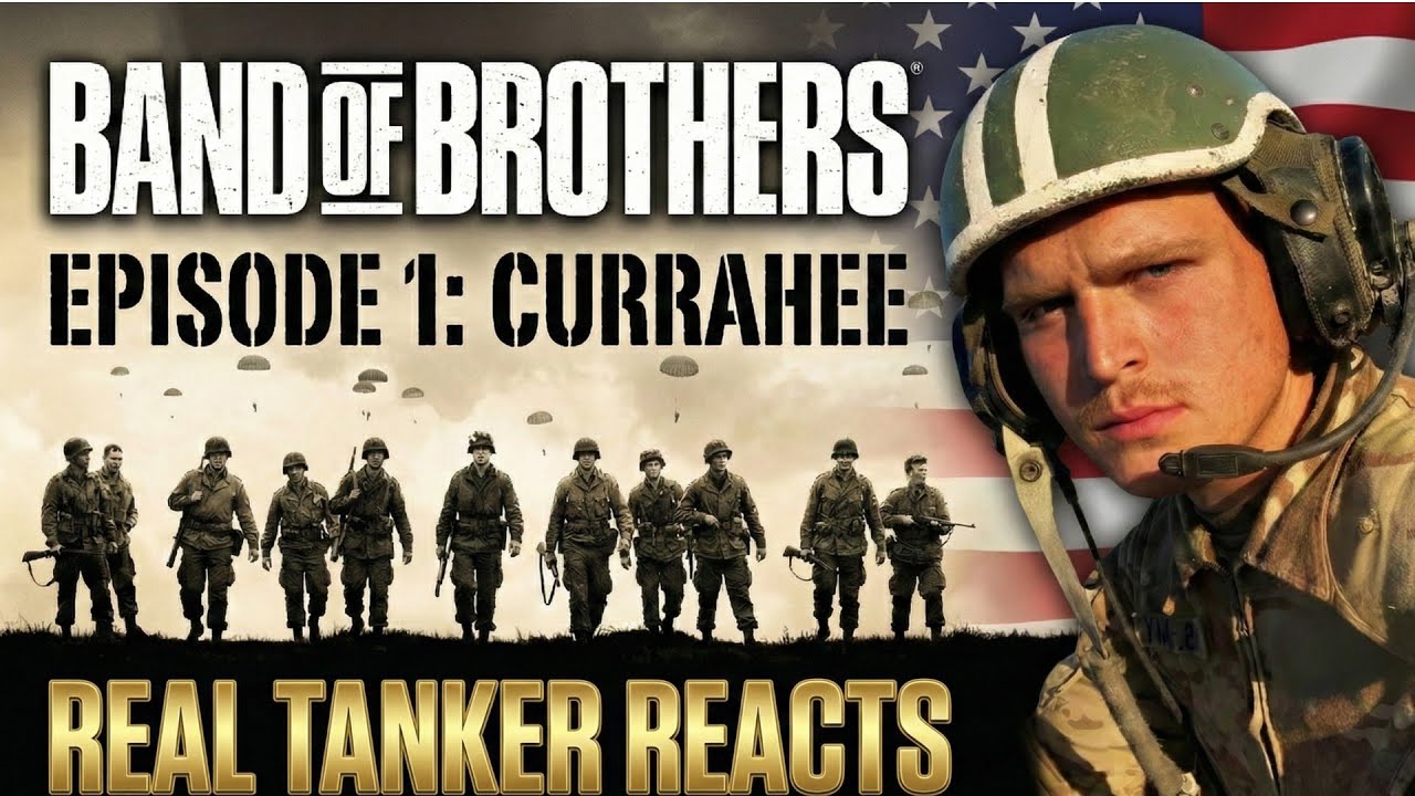 US Army Soldier's FIRST TIME Watching BAND OF BROTHERS Ep 1 | First Time Reaction - React Like Barry