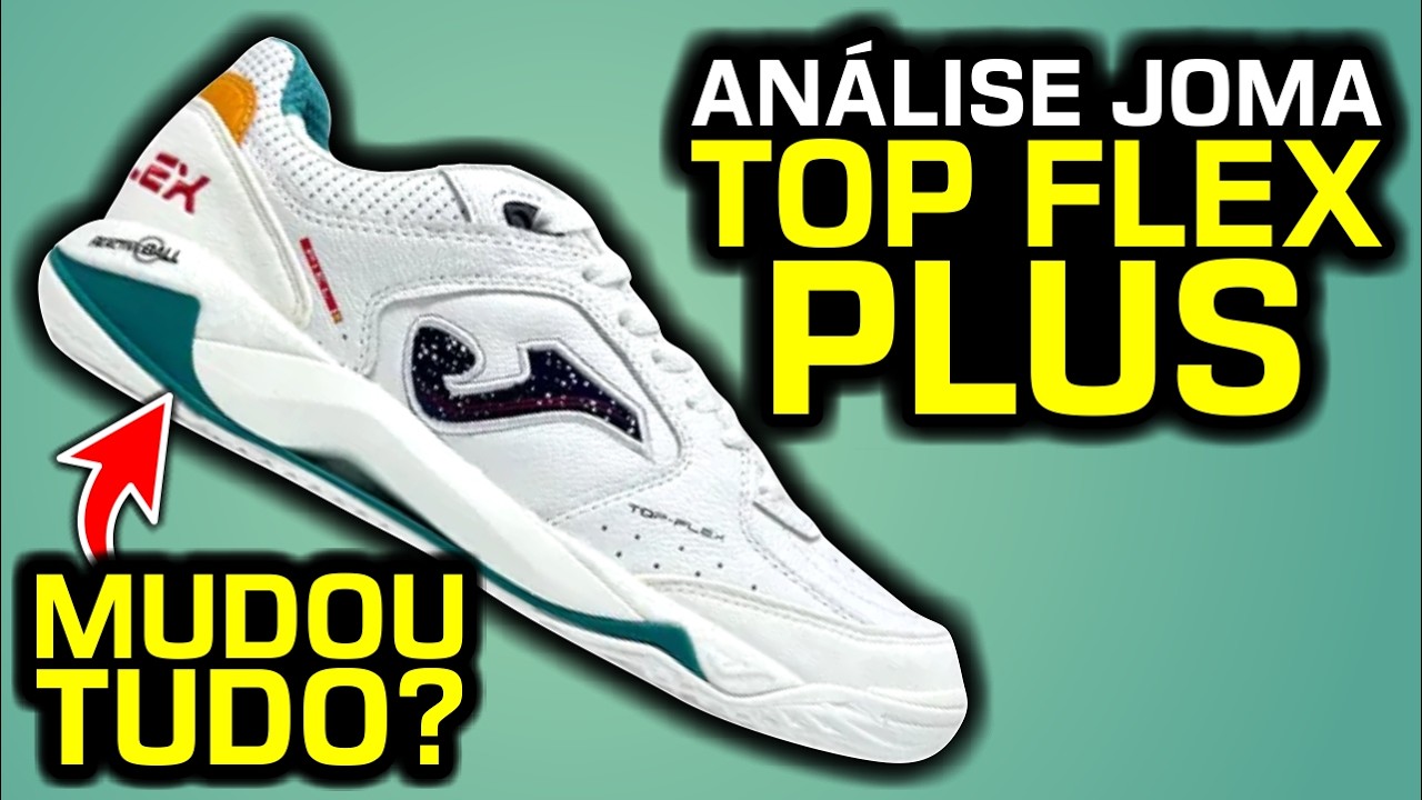 MELHOR que Top Flex REBOUND? 😱 - Análise chuteira futsal Joma Top Flex Plus