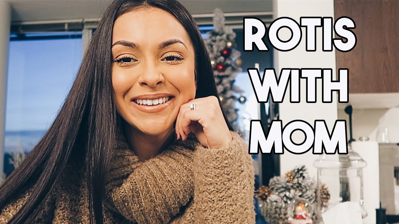 MAKING ROTIS WITH MOM! | Vlogmas Day 12 - LifeWithTrina