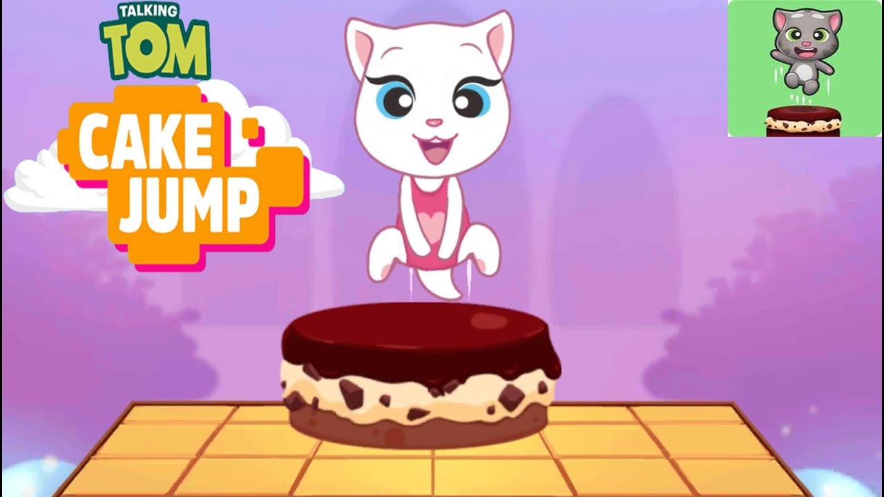 Talking Tom Cake Jump Android Gameplay - *Full Screen* Talking Angela