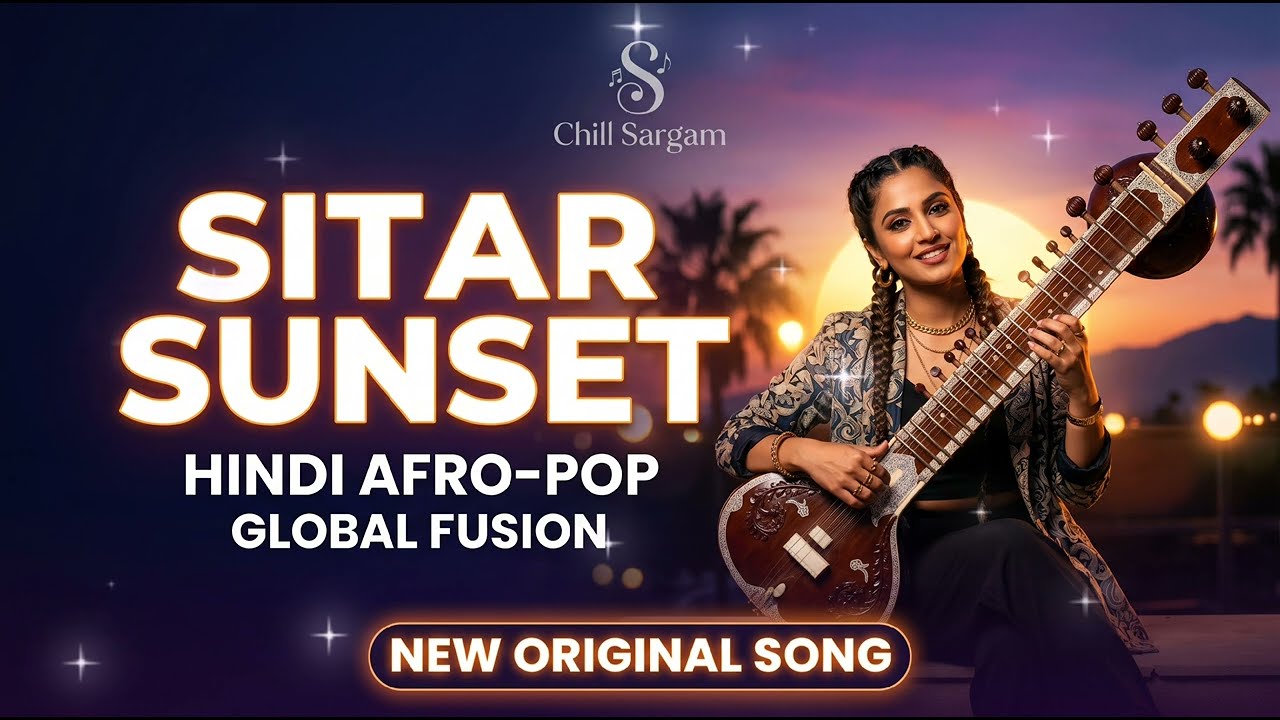 🎵 Sitar Sunset | Hindi Afro-Pop Songs | Global Fusion Music | New Original Songs | Chill Sargam 🎶