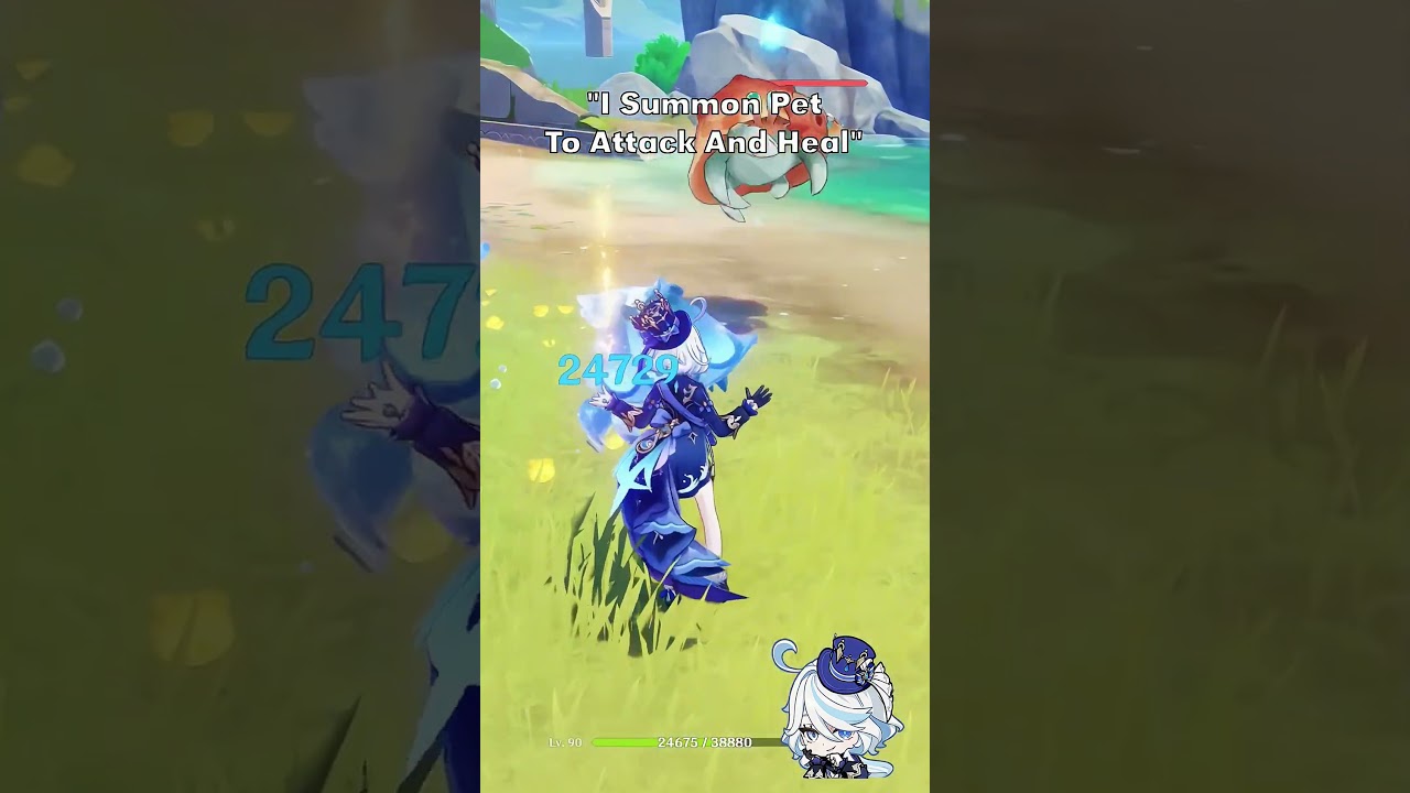 Genshin Impact Itto Summoned Pet Just For A Dance