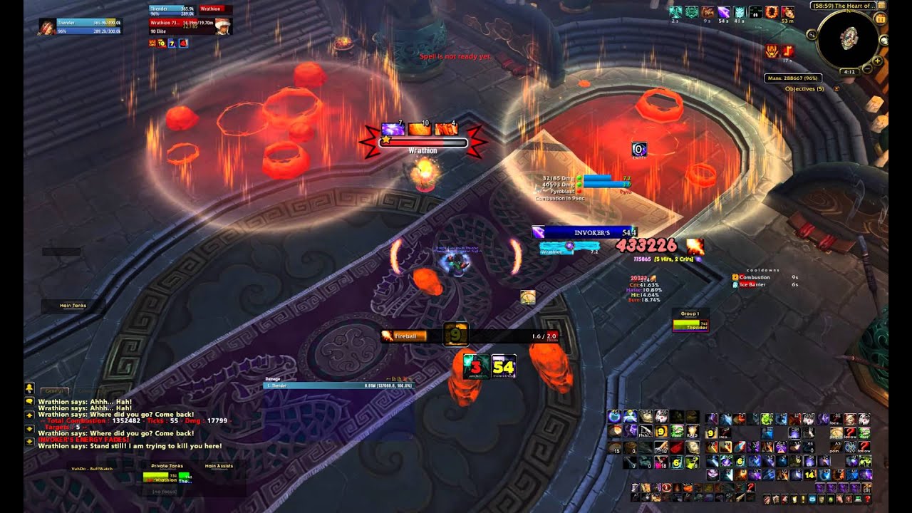 Wrathion - Celestial Blessing Challenge Range DPS Mage POV Fire HD