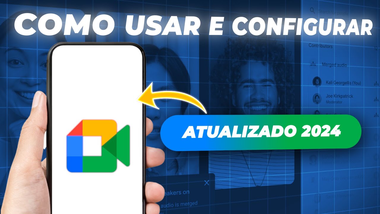 GOOGLE MEET no CELULAR - Como Usar e Configurar | ATUALIZADO 2024
