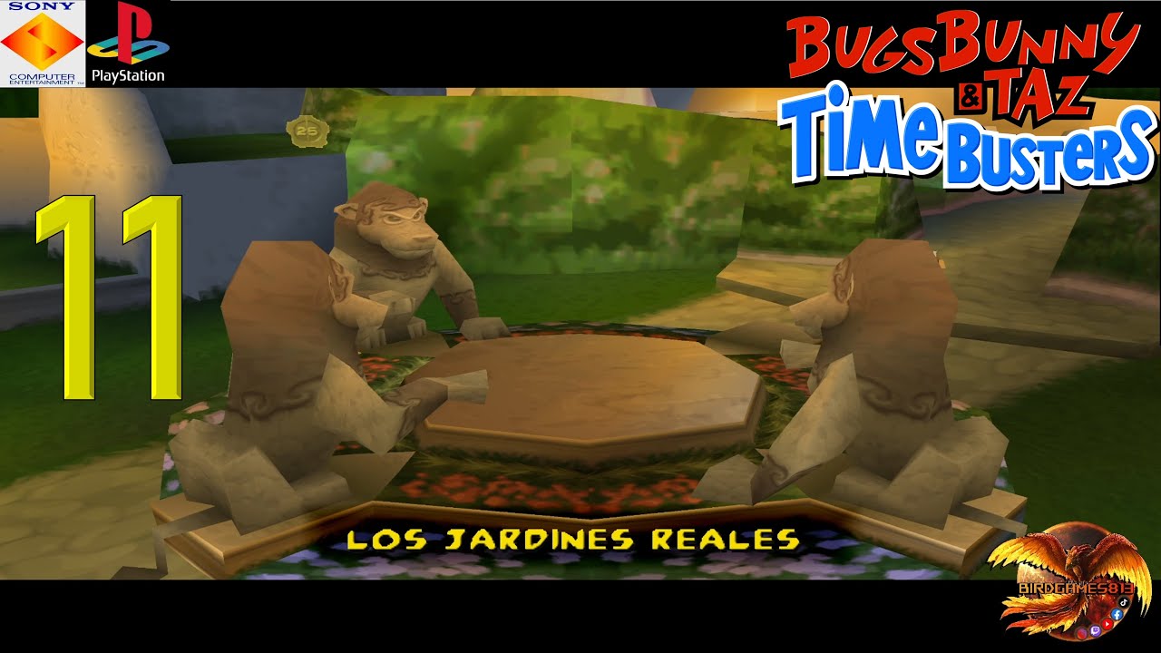 BUGS Y TAZ LA ESPIRAL DEL TIEMPO PARTE 11: JARDINES REALES