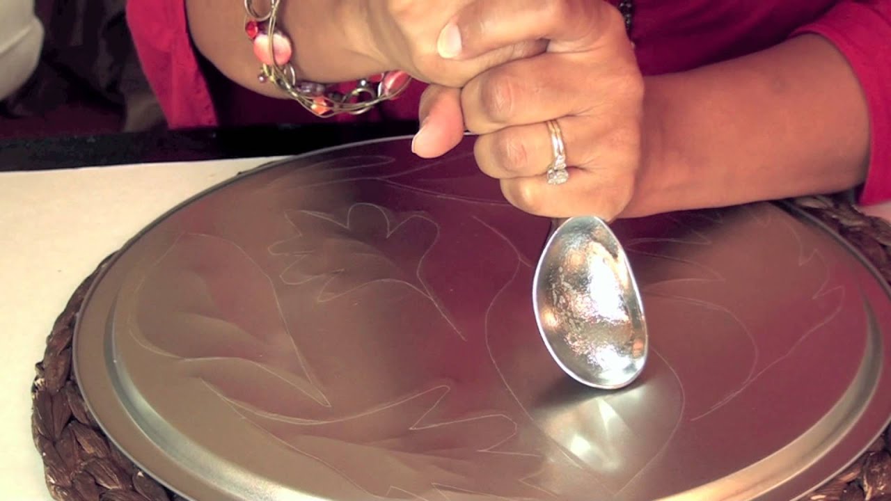 How To Make Fall Relief Charger Plates - Ep2 part2