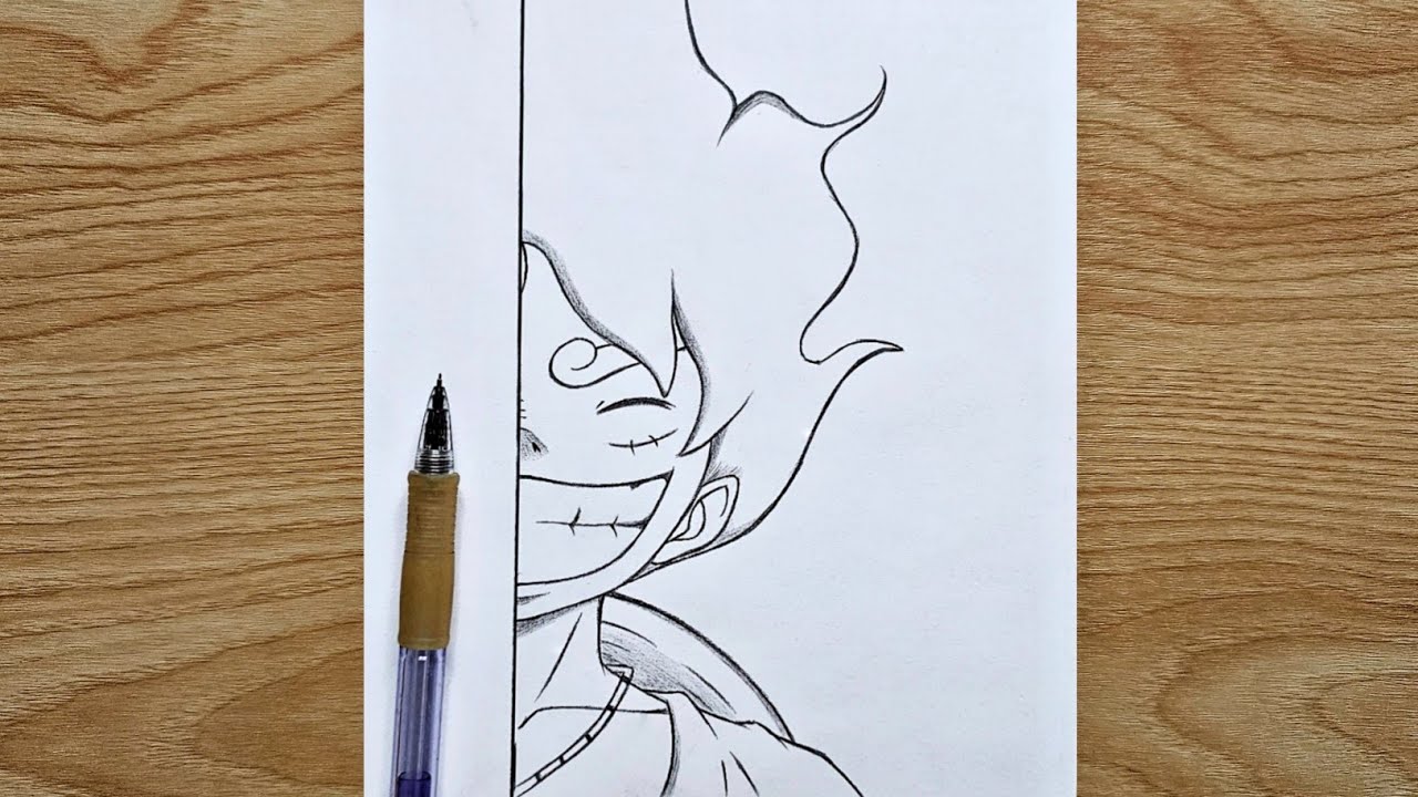 How to draw Luffy Gear 5 | Luffy Gear5 step by step | easy tutorial
