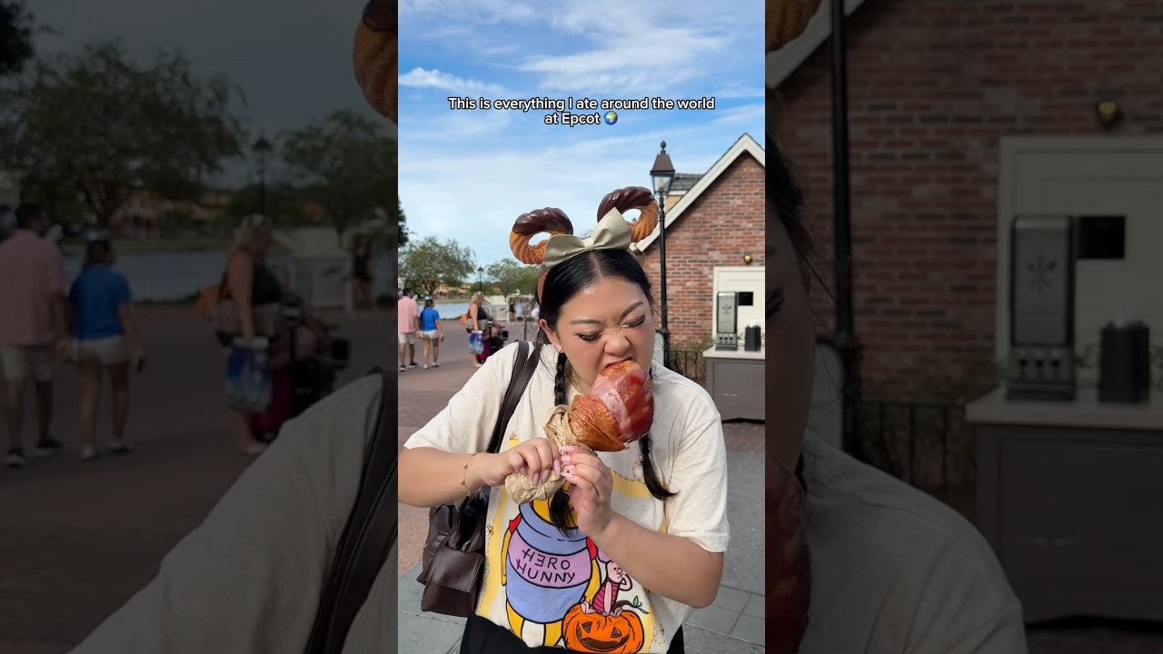 Everything I ate around the world at Epcot! 🌍🍣 @jinymaeng @jasminetxo @DisneyParks