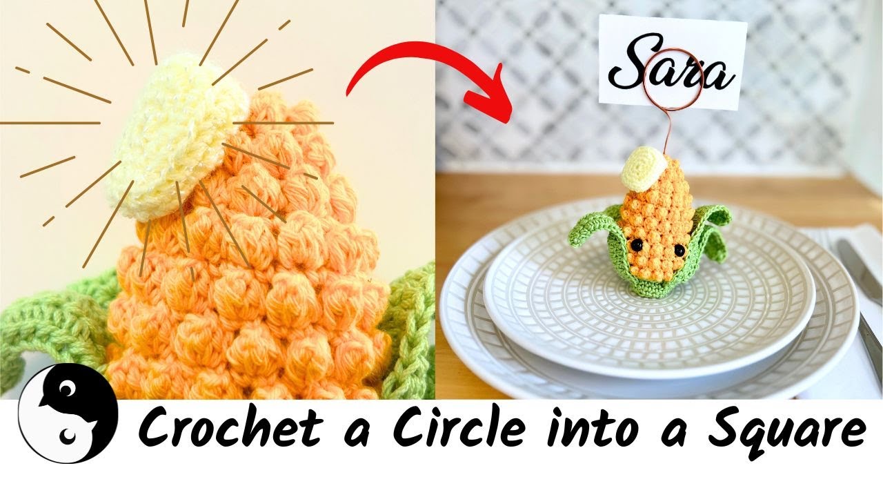 How to Crochet a Circle into a Square