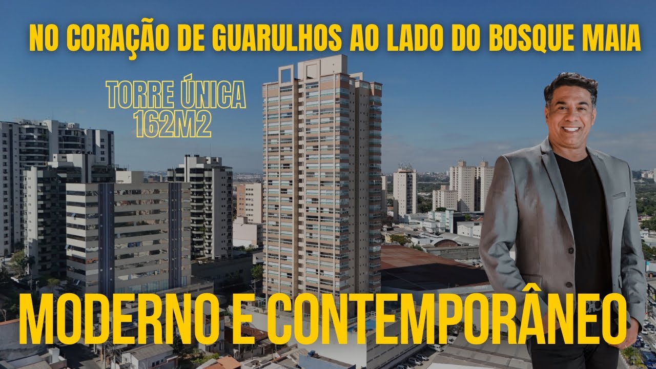 162m² de Exclusividade no Centro de Guarulhos – Ao Lado do Bosque Maia