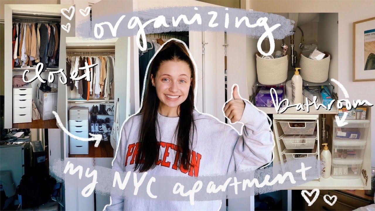 FEW DAYS IN MY LIFE IN NYC | storage shopping, organizing my closet & bathroom, apartment sneak peek