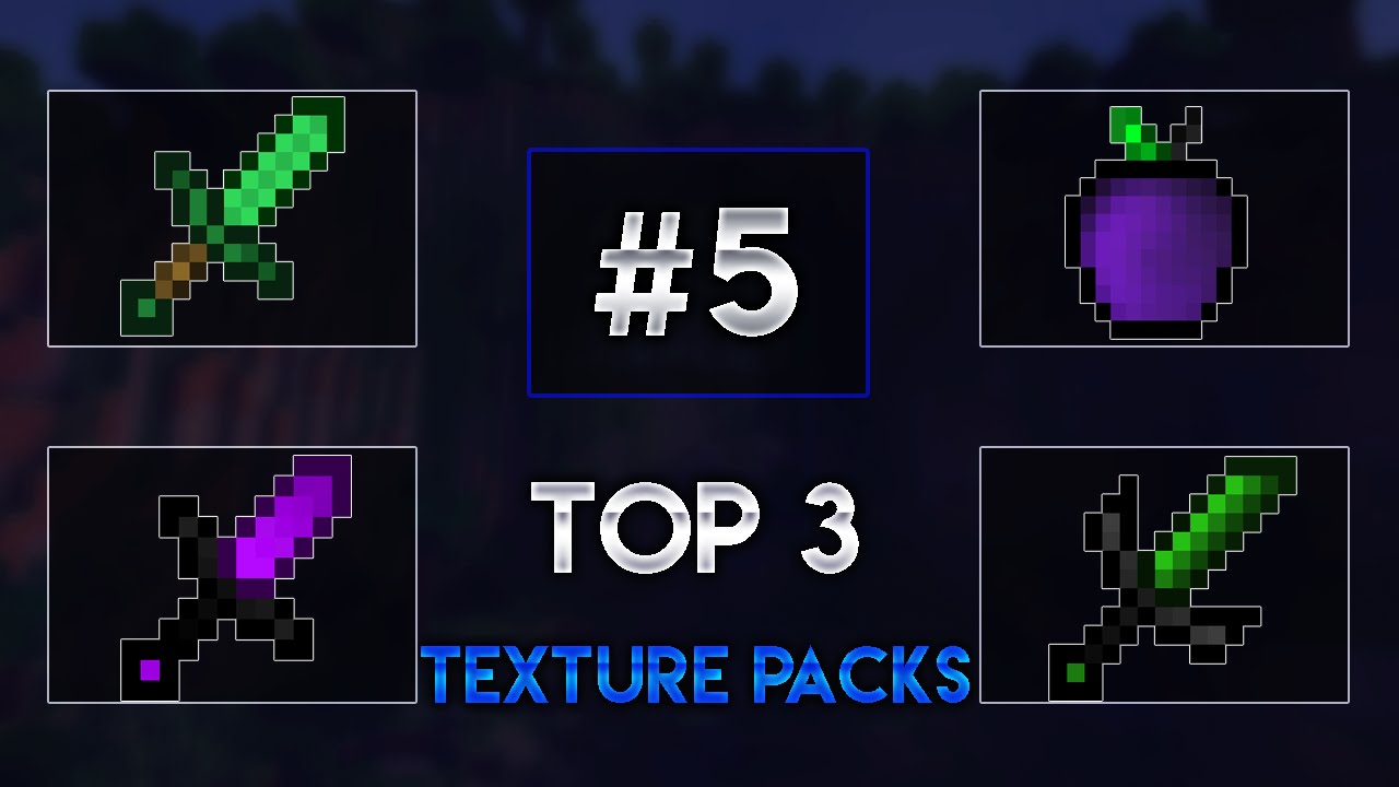 TOP 3 | TEXTURE PACK | +FPS | 1.7.X & 1.8.X | PVP, MCSG, UHC | #5