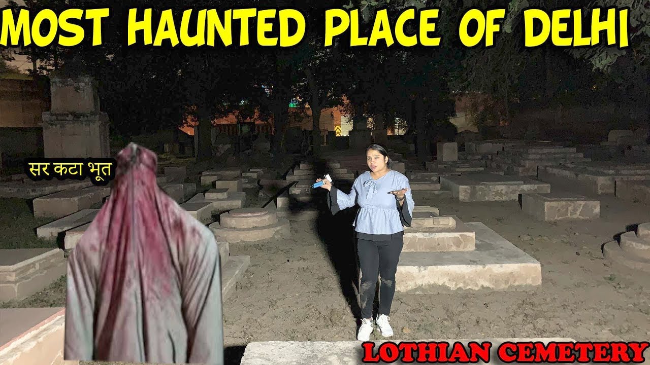 Scary Cemetery AT NIGHT | Haunted Lothian Cemetery | Deepti vlog