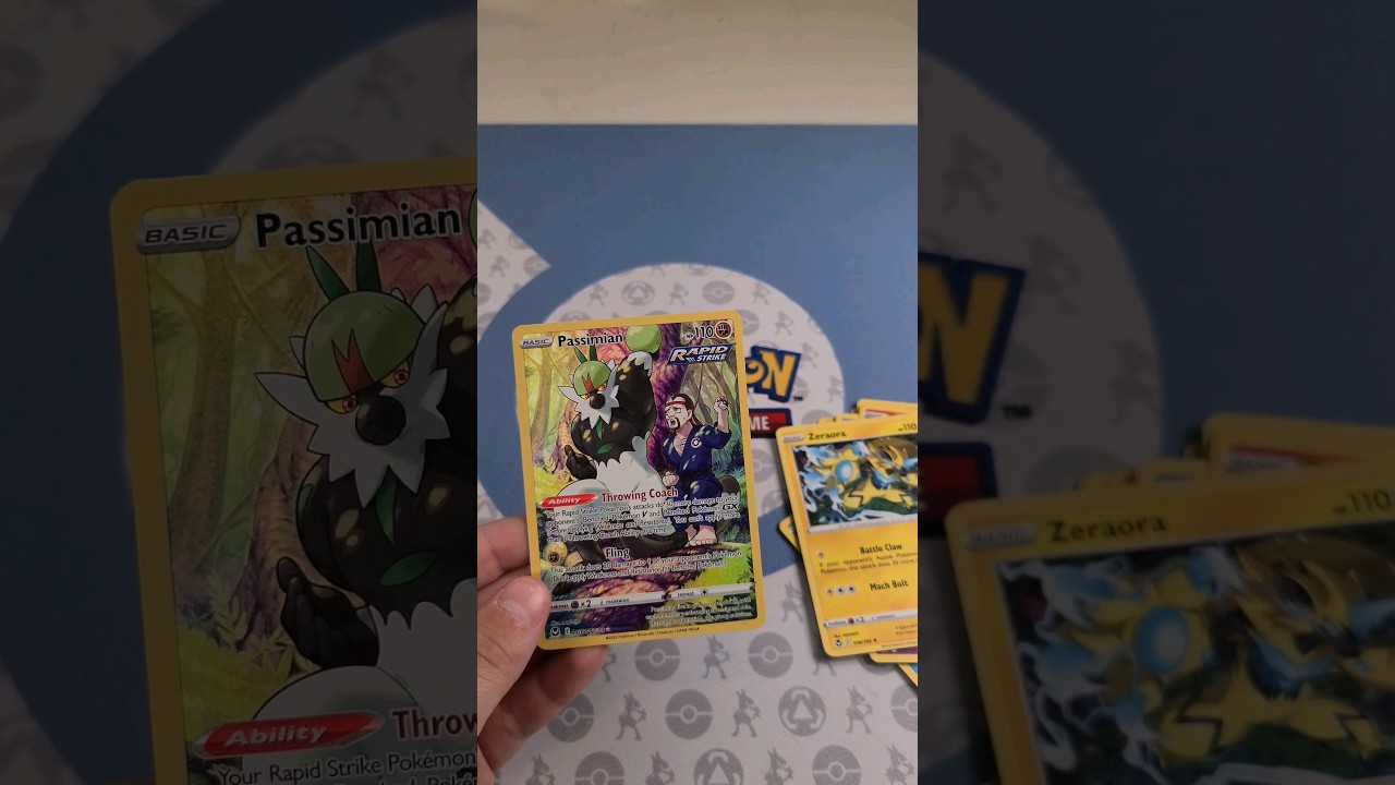 Super rare Passimian full art card! #pokemon