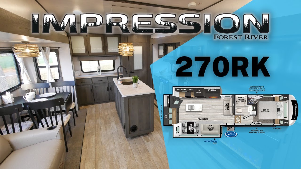 Tour the 2023 Impression 270RK Fifth Wheel by Forest River